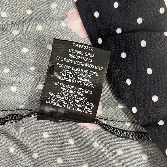 FOR LOVE & LEMONS Raisa Floral Polkadot Lace Trim Collar Mini Dress Sz XS - Picture 11 of 11